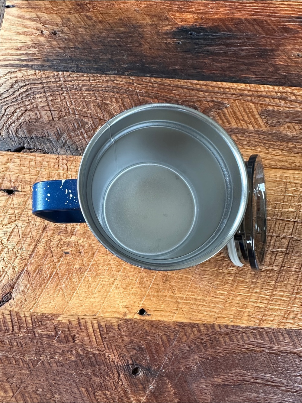 NEW Cowboy Coffee Co. Jackson Hole Speckled Navy Travel Mug - Picture 5 of 8